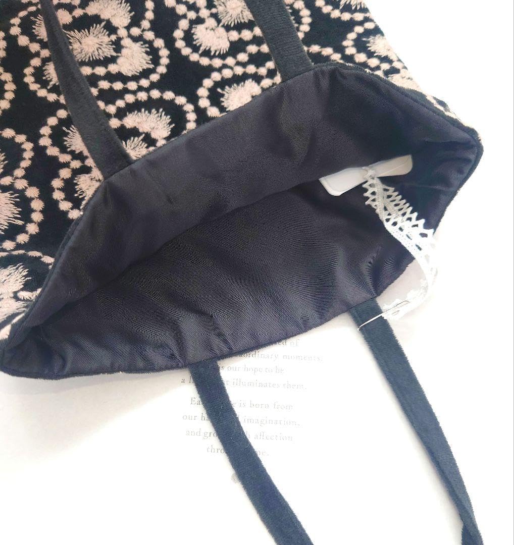 新品未使用/ミナペルホネン blumen toast bag/Black blumen toast bag トーストバッグ ミナペルホネン ブラック 未使用